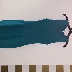 Green mini Maje dress from Paris.